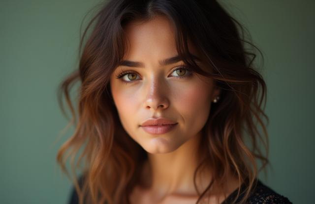 Stylish portrait of a young woman
