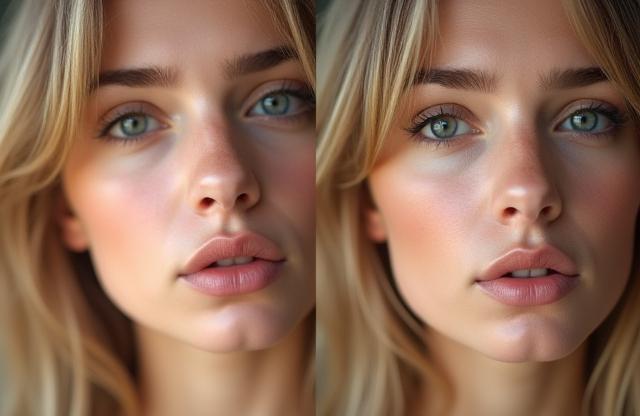 Example of professional photo retouching