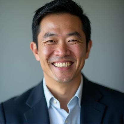 Professional headshot of a businessman smiling